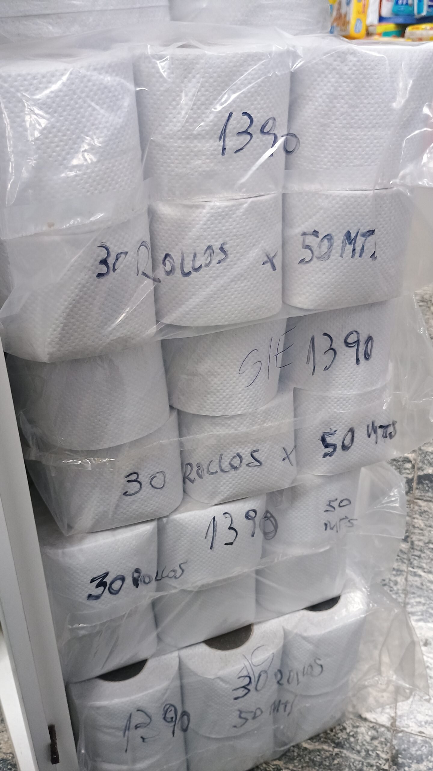 PAPEL HIGIENICO ECO A GRANEL 80MTS X30