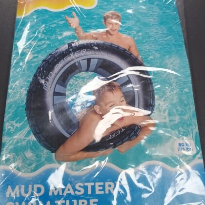 INFLABLE SALVAVIDAS RUEDA NEGRA 91CM 36016