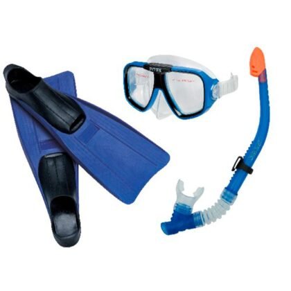 MÀSCARA CON SNORKEL+PATAS RANA PLAF 106S4F1