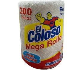 ROLLO MEGA DE COCINA COLOSO 200 PAÑOS