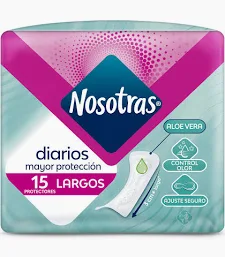 PROTECTORES DIARIOS NOSOTRAS LARGOS X15