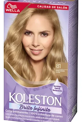 TINTURA KOLESTON +AGUA 81 RUBIO CENIZO CLARO