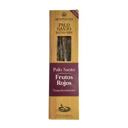 SAHUMERIO AROMANZA PALO SANTO FRUTOS ROJOS