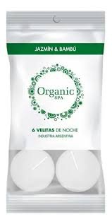 VELAS ORGANIC JAZMIN & BAMBU X6