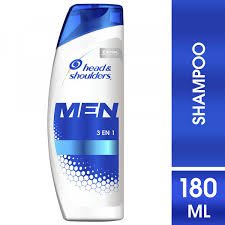 SHAMPOO HEAD & SHOULDERS MEN 3 EN 1 X180
