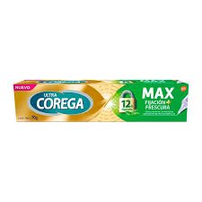 ULTRA COREGA MAX FIJACION+FRESCURA 70G