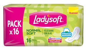 TOALLAS FEMENINAS LADYSOFT X16