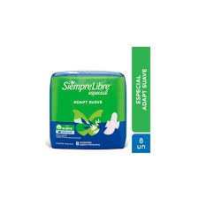 TOALLITAS FEM. SIEMPRE LIBRE ADAPT SUAVE X8