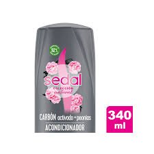 SEDAL TRAT ACOND CARBON ACT+PEONIAS 340ML