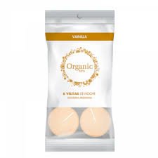 VELAS ORGANIC VAINILLA X6