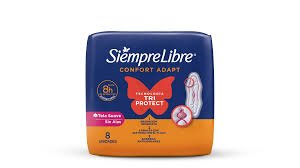TOALLITAS FEM. SIEMPRE LIBRE CONFORT ADAPT  X8