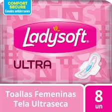 TOALLITAS FEMENINAS LADY SOFT X8
