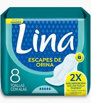 TOALLA LINA ESCAPES DE ORINA X8