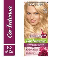 TINTURA GARNIER  COR INTENSA 9.0 RUBIO MUY CLARO