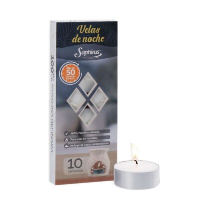 VELAS DE NOCHE 10U