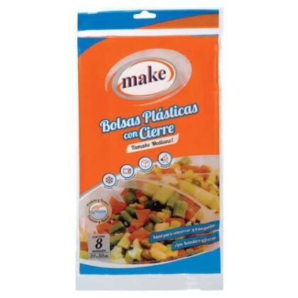 BOLSAS CON CIERRE HERMET "MAKE"  25X35 X