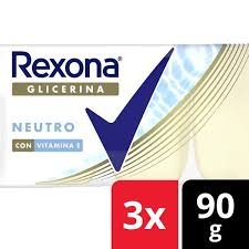 JABON REXONA GLICERINA X 3 X 90G