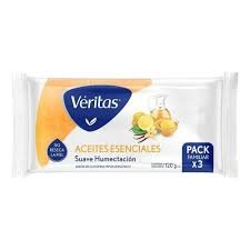 JABON VERITAS GLICERINA  3X120 ACEITES ESENCIALES