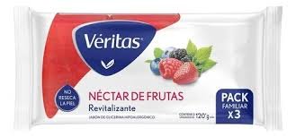 JABON VERITAS GLICERINA 3X120G FRUTAS