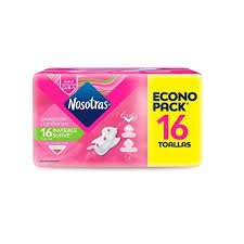 NOSOTRAS TOALLAS FEM ECO PACK 16