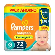 PAMPERS BABYSAN HIPOALERGENICO GX72