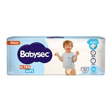 PAÑAL BABYSEC ULTRASOFT X30 XXG HIPER PACK