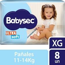 PAÑAL BABYSEC ULTRASOFT XG X8