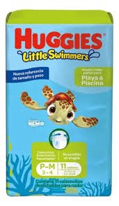 PAÑAL HUGGIES LITTLE SWIMMERS X11