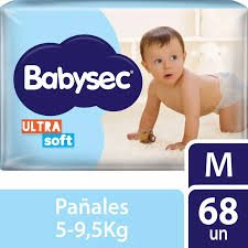 PAÑALES BABYSEC ULTRASOFT M X68
