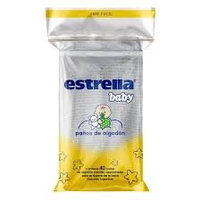 PAÑOS DE ALGODON ESTRELLA X 40