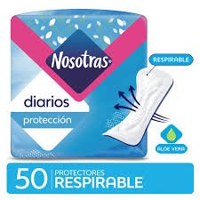 PROTECTOR DIARIO FEMENINO NOSOTRAS RESPIRABLE