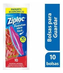 BOLSA ZIPLOC GRANDES X10
