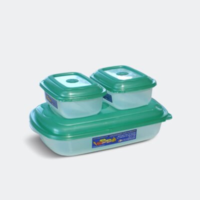 CONTENEDOR RECTANGULAR STAR 1.4L X 3 UNIDADES