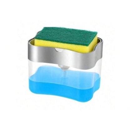 DISPENSER DE DETERGENTE Y ESPONJA LIMA 600CC