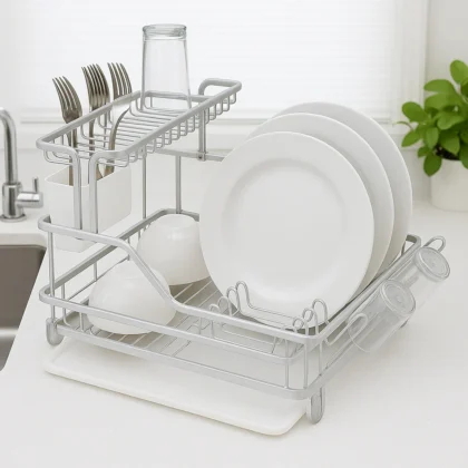 ESCURRIDOR DE PLATOS ALUMINIO UTILE CUISINE