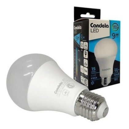 LAMPARA CANDELA LED 9W FRIA