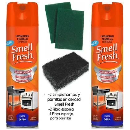 LIMPIA HORNOS Y PARRILAS SMELL FRESH DOBLE