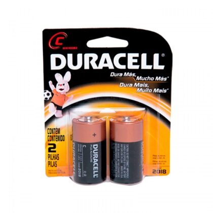 PILAS DURACELL MEDIANAS X 2