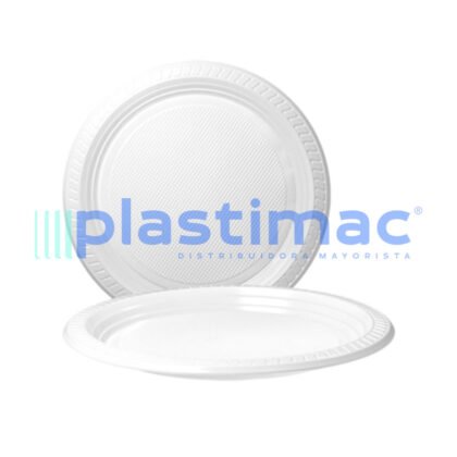 PLATO COLOR BLANCO 17CM X 50 U