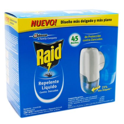 APARATO REPELENTE LIQUIDO RAID