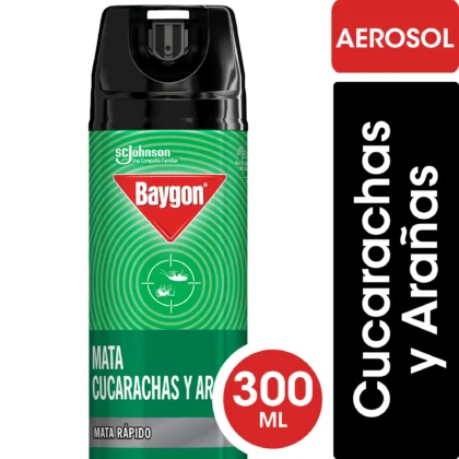 BAYGON MATA CUCARACHAS Y ARAÑAS 300C3