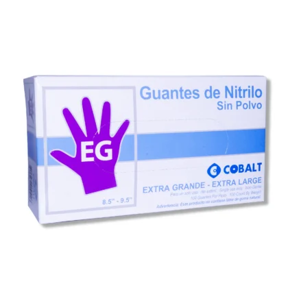 CAJA GUANTES DESCART. NITRILO X 100 EXTRA GRANDE
