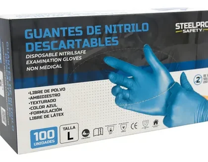 CAJA GUANTES DESCART. NITRILO X 100 GRANDE