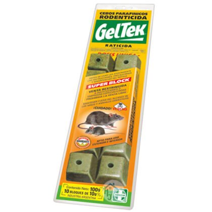 CEBO EN BLOQUES GELTEK RATICIDA
