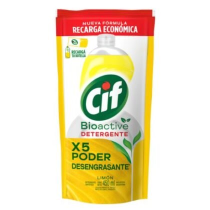 CIF DETERGENTE RECARGA ECONOMICA 450ML LIMON