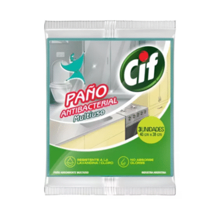 CIF PAÑO ANTIBACTERIAL MULTIUSO X3U