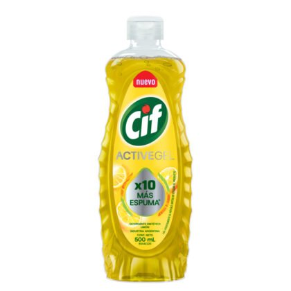 DETERGENTE CIF ACTIVE GEL LIMON 500ML