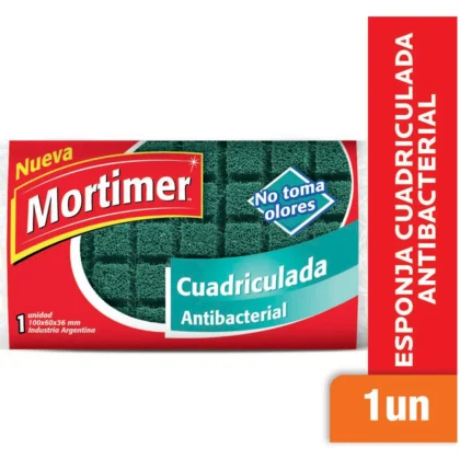 ESPONJA MORTIMER CUADRIC ANTIBACTERIAL