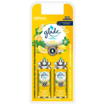 GLADE TOQUE REP 2 X 9G LIMON