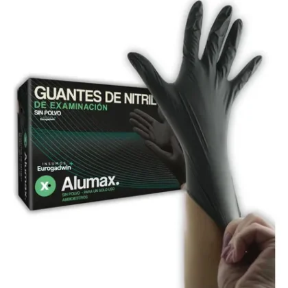 GUANTES DE NITRILO ALUMAX TALLE S